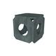 Carson Carrington Shorewood Cat Hut Cube/Stool - Grey