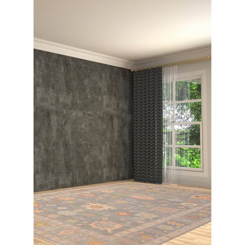 ECARPETGALLERY Hand-knotted Modern Oushak Sage Wool Rug - 9'11 x 13'9