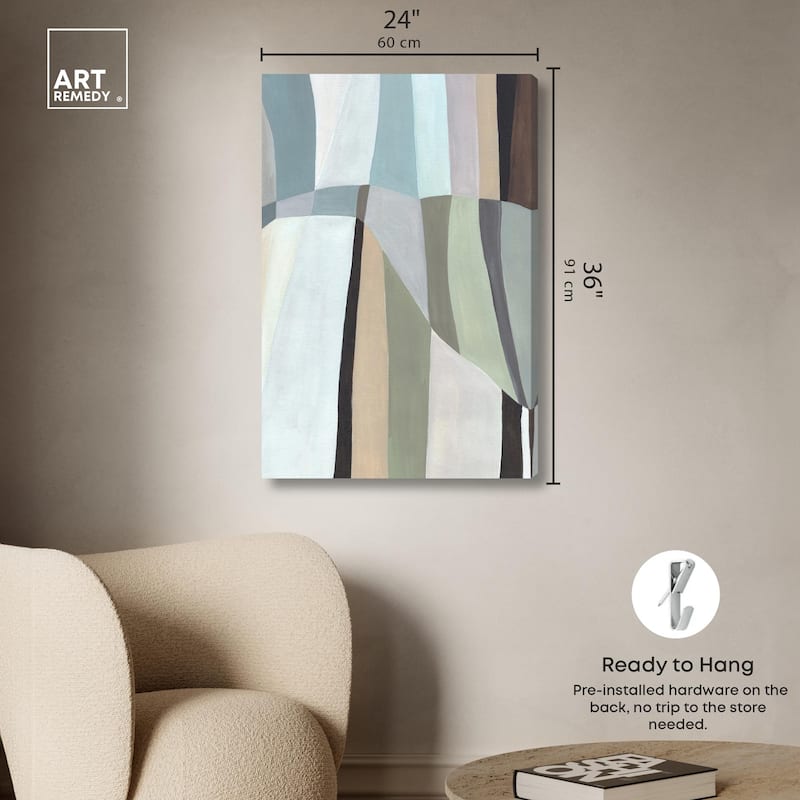 Abstract Fragments I Canvas by Art Remedy, Gallery Wrapped