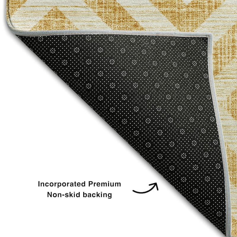 Premium Washable Super Soft Modern Geo Mayfield Rug