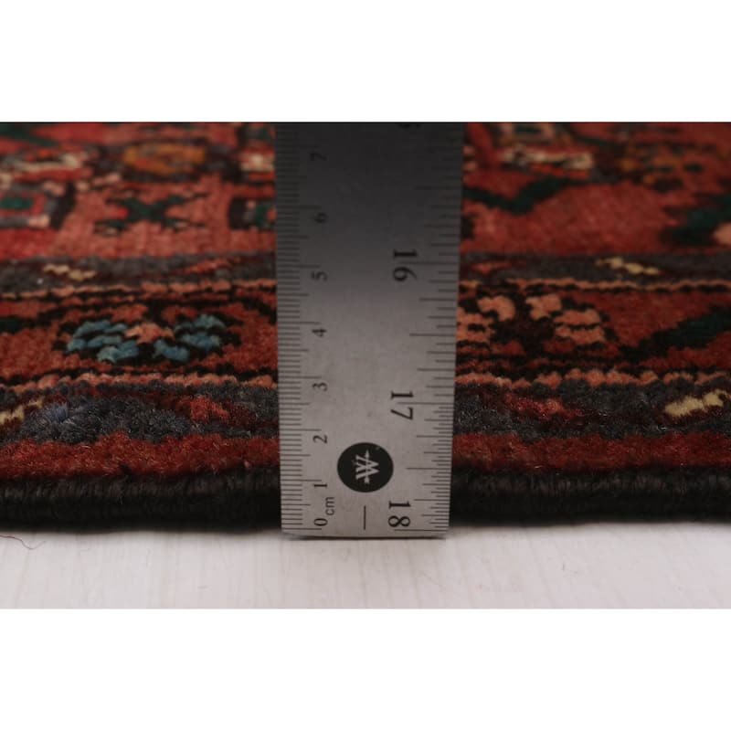 ECARPETGALLERY Hand-knotted Andelz Red Wool Rug - 2'10 x 10'1