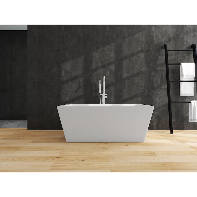 Vanity Art 67" Acrylic Freestanding Soaking Bathtub