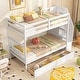 preview thumbnail 6 of 28, Costway Twin Over Twin Bunk Bed with Storage Stairs & Drawers - See Details