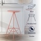 preview thumbnail 6 of 49, Trinity Modern Round Metal Backless Bar Stool with Hairpin Legs and Integrated Footrest for Kitchen Island & Home Bar