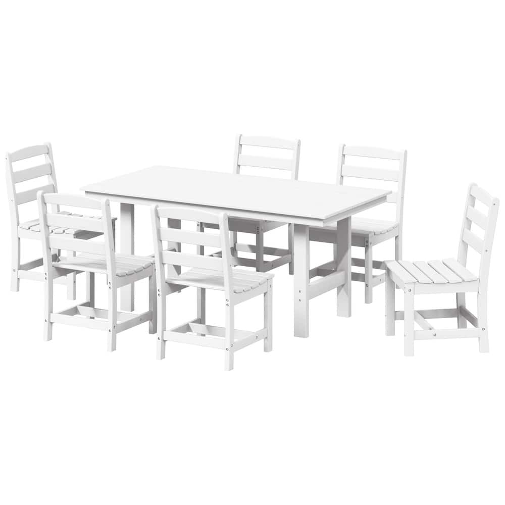 Shoreside 7-Piece Side Chair Dining Set