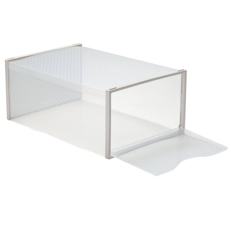 Simplify Set of 12 Stackable Shoe Boxes - 13.15"x 9"x 5.7"