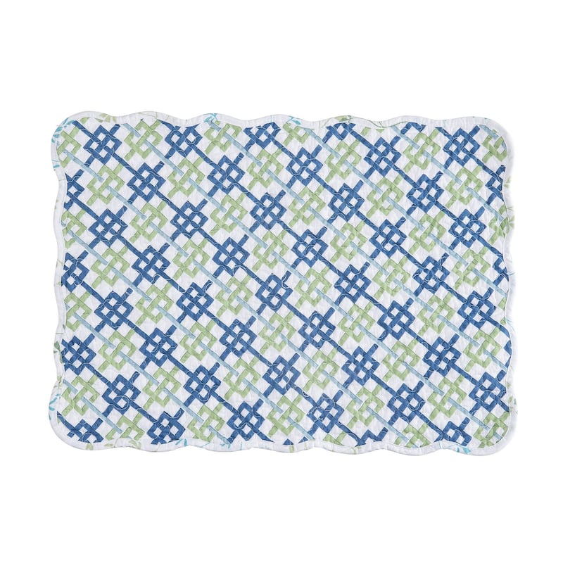 Olivia Quilted Placemat Set 6
