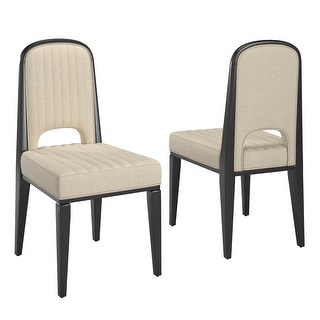 納得できる割引 Frame Wood Upholstered Back Open HomePop Dining Set - Chair 液晶テレビ
