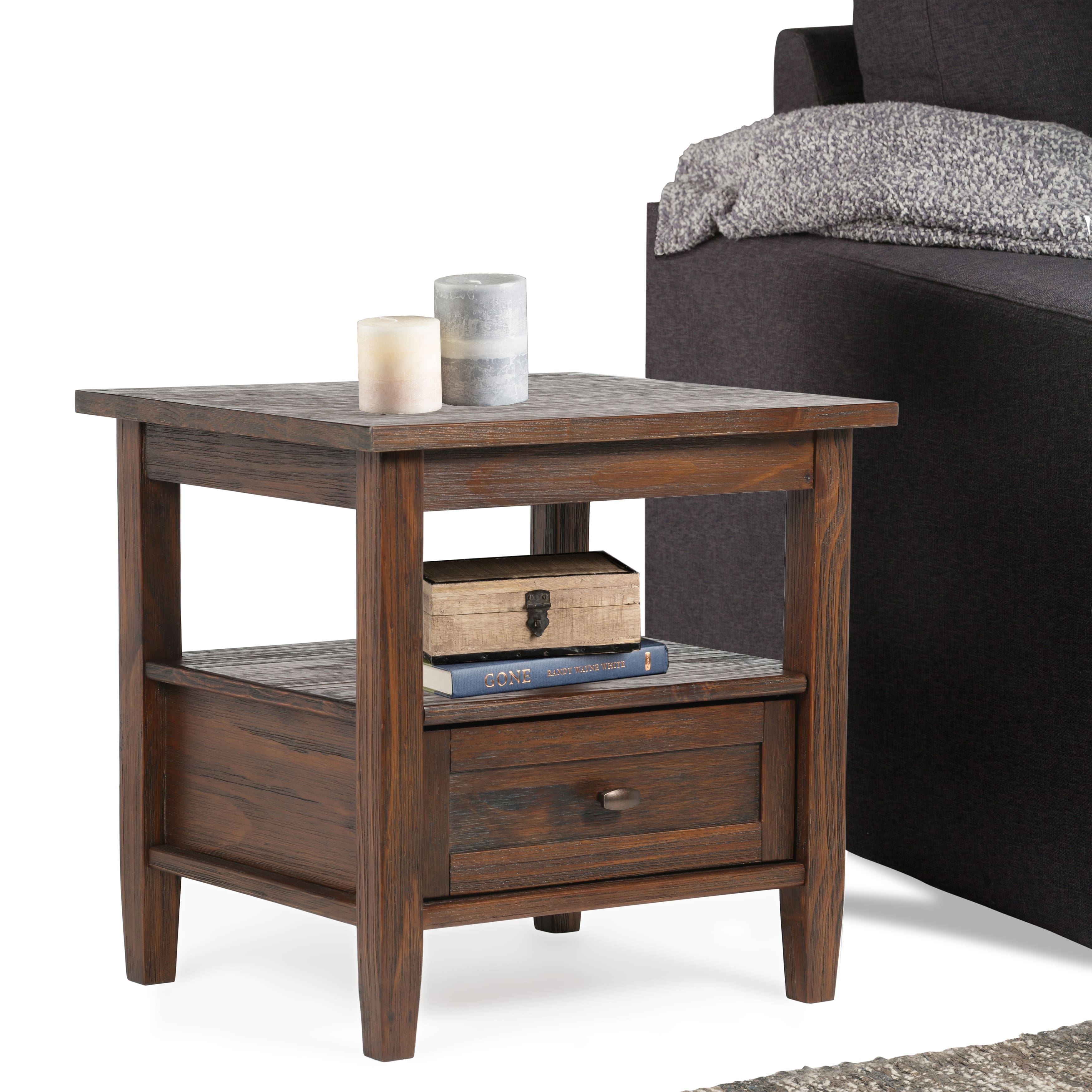 Option Distressed Charcoal Brown