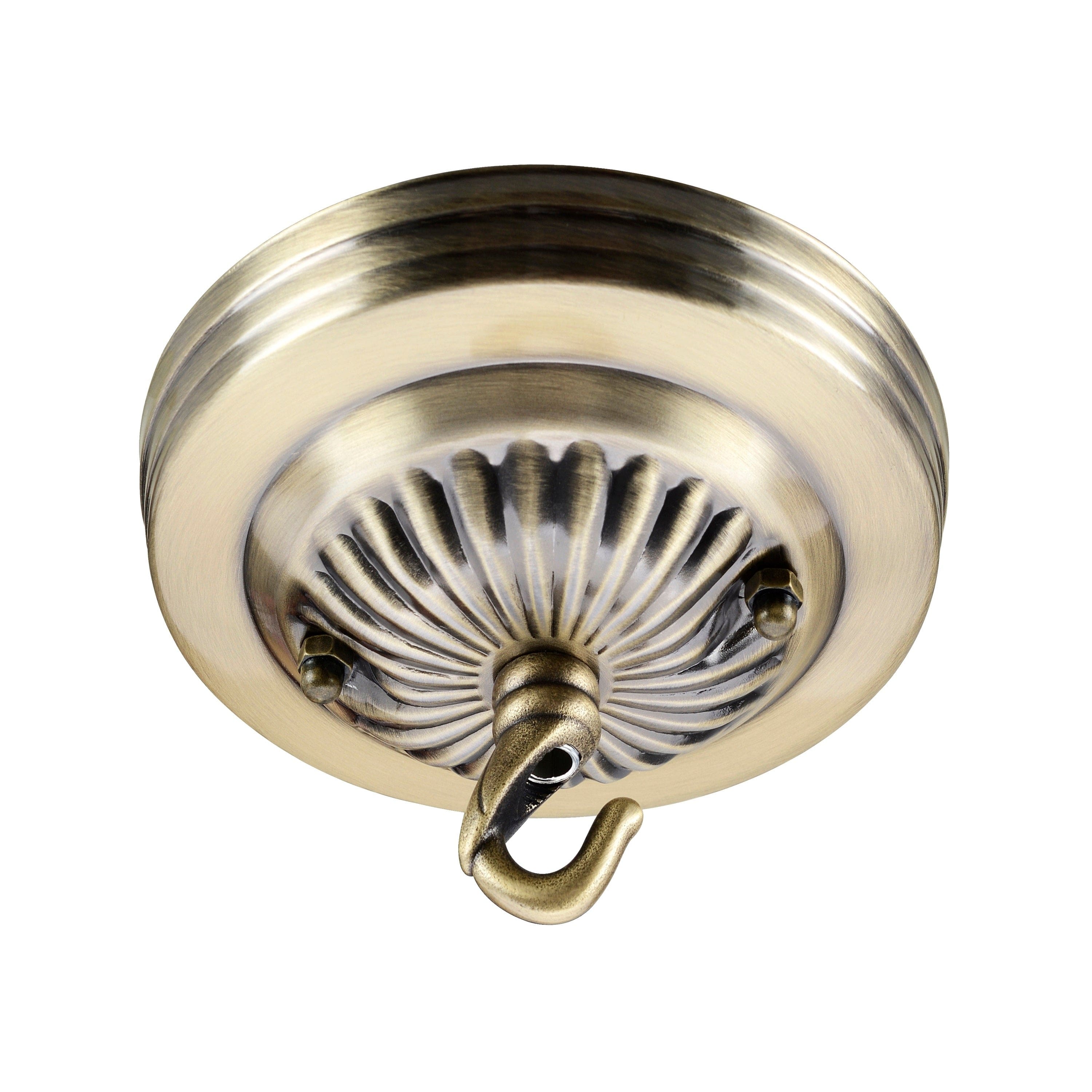 Aspen Creative Canopy Kit Chandelier & Light Fixture Accessories, Antique Brass Antique Brass