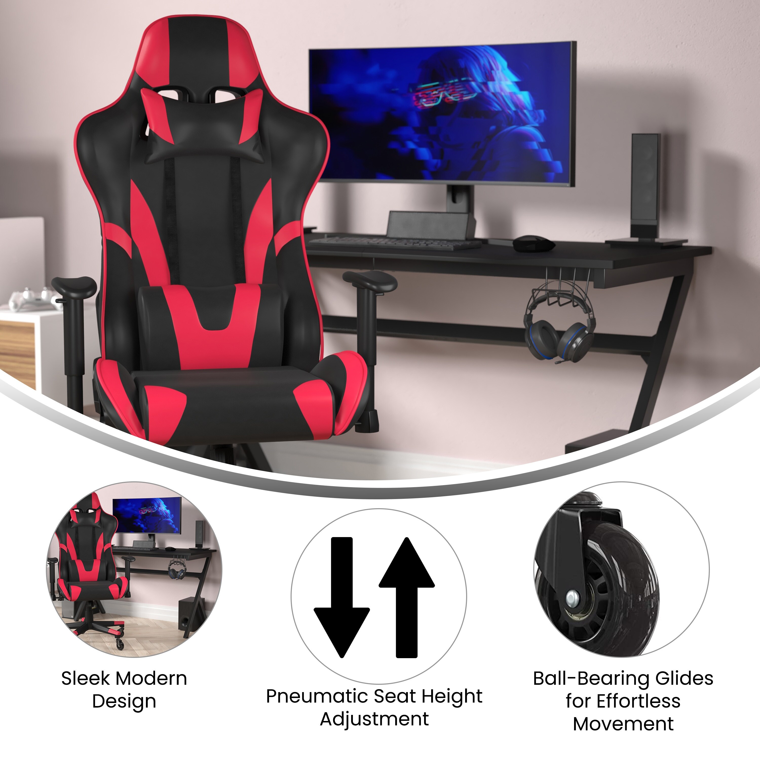 Sleek best sale gaming chair