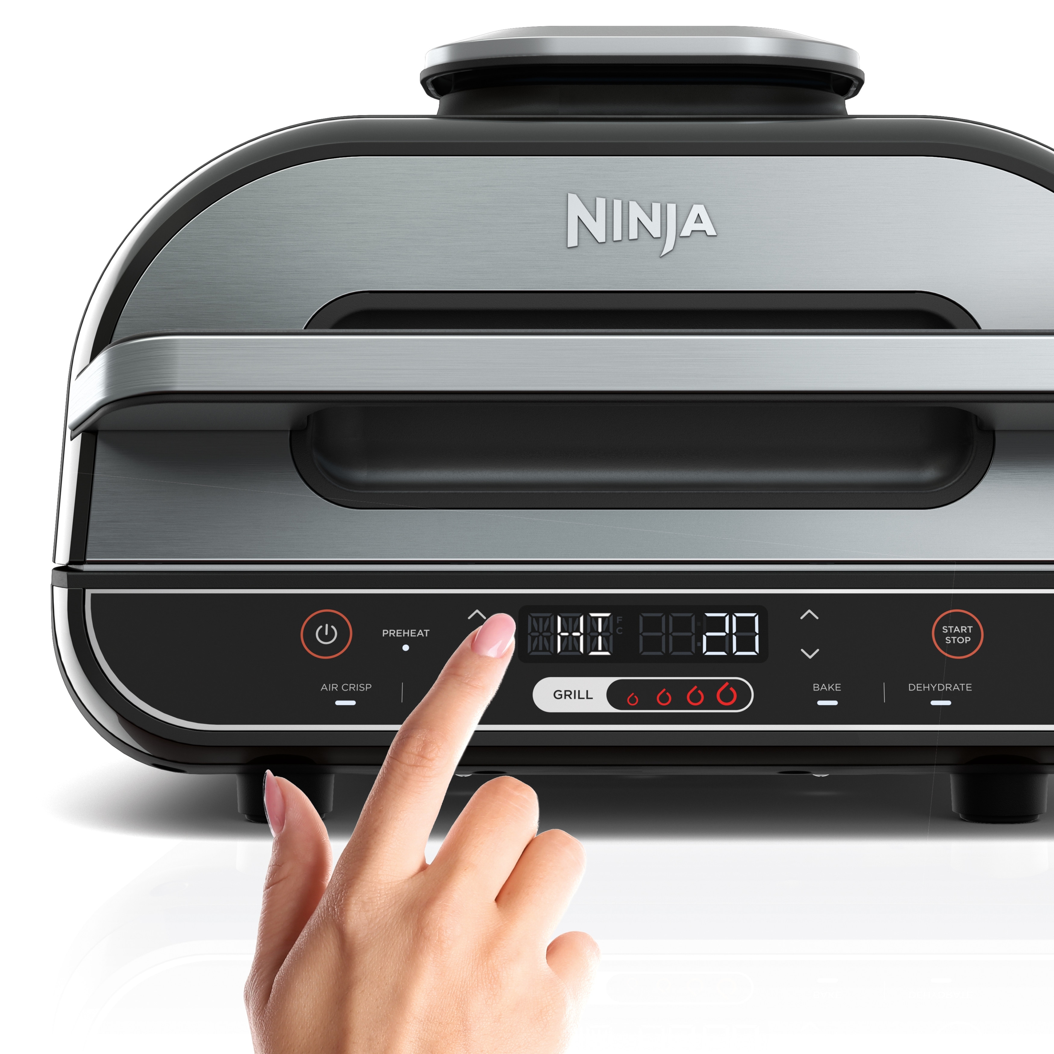 Ninja BG550A Foodi Smart XL 6-in-1 Indoor Grill with 4-Quart Air Fryer - 9  x 12 - On Sale - Bed Bath & Beyond - 35797734
