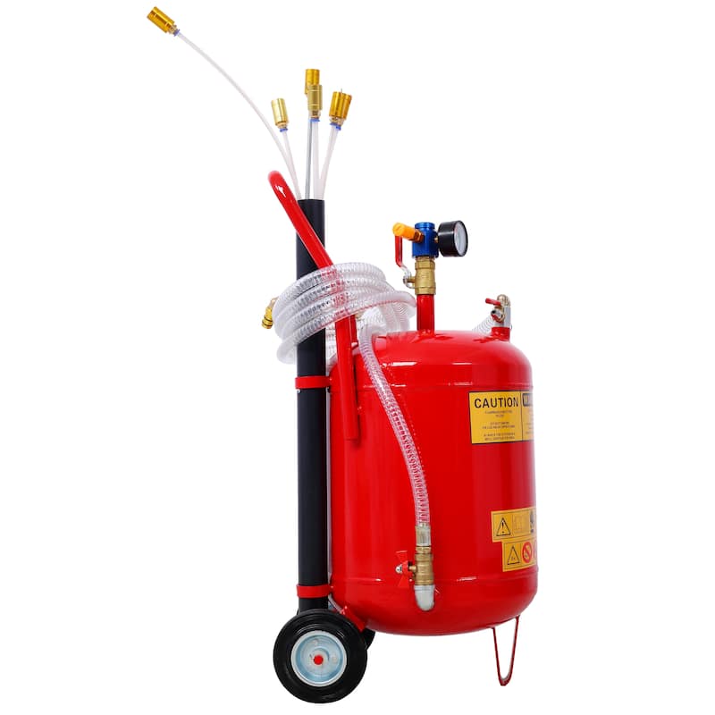 Oil Extractor, Portable Air Pneumatic Waste Oil Garage Extractor Drain Draine Tank Professional Fluid Evacuator