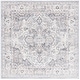preview thumbnail 3 of 12, SAFAVIEH Opal Petrika Shabby Chic Oriental Rug 6'7" Square - Grey/Ivory - Square
