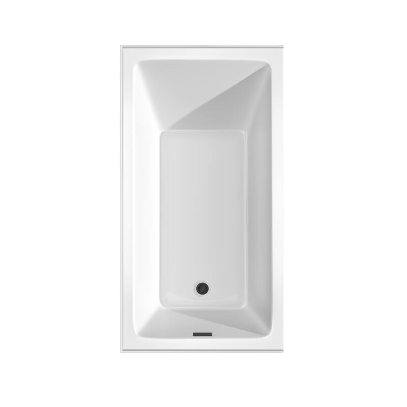 Wyndham Collection WCBTW16032L18 Grayley 60" Three Wall Alcove Acrylic