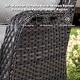 preview thumbnail 14 of 82, Gymojoy 3-Piece Rattan Wicker Rocking Swivel Chair Set with Table