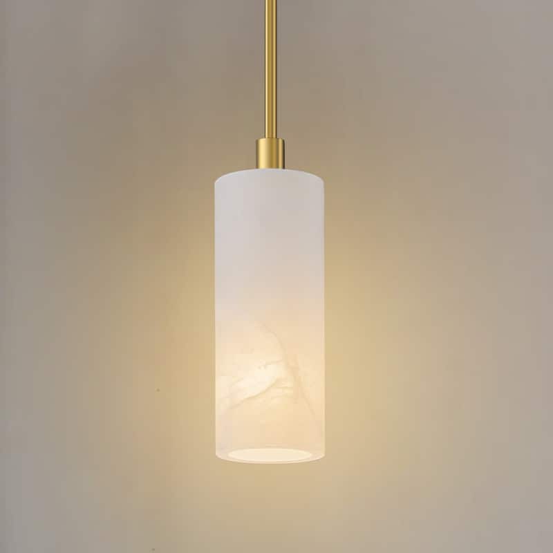 FTL Alabaster Pendant Lights Kitchen Island Gold Marble Hanging Light