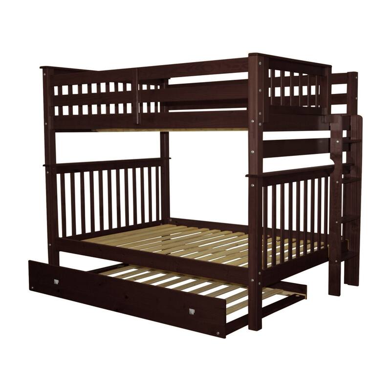 Taylor & Olive Trillium Full over Full Bunk Bed, Full Trundle