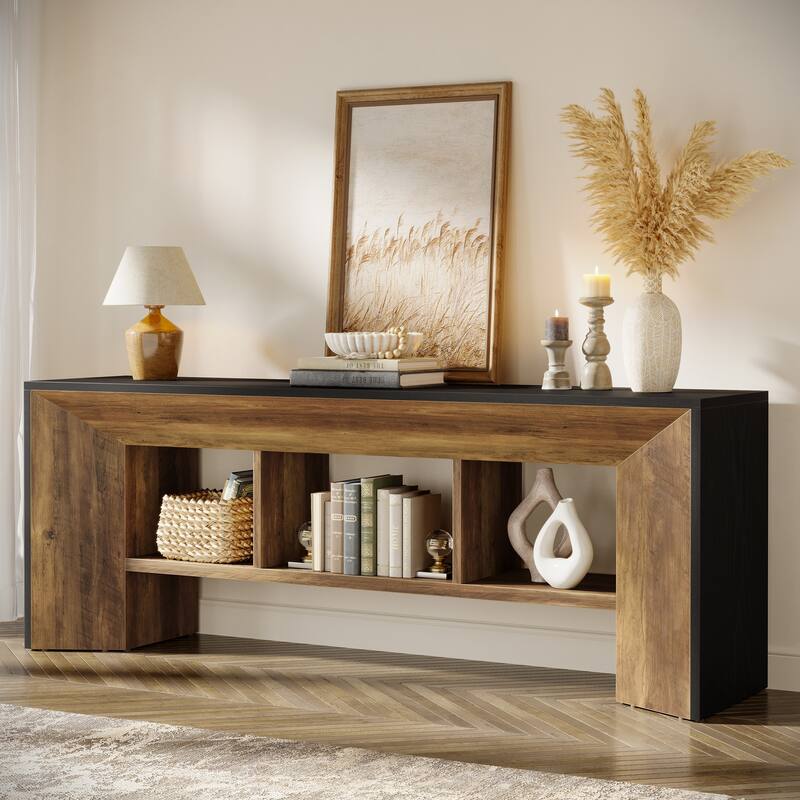 TV Stand for Up to 70 Inch TV - Brown