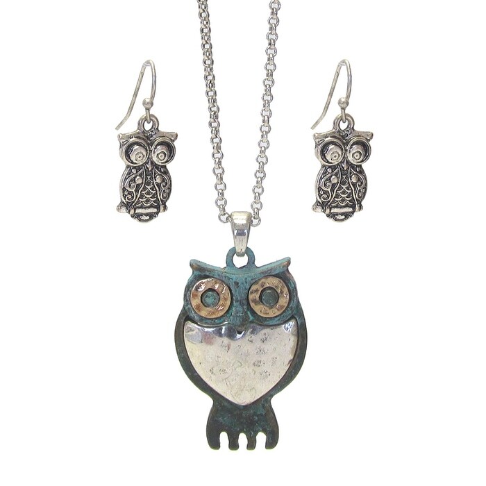 Shop Metal Owl Pendant Necklace and Owl 