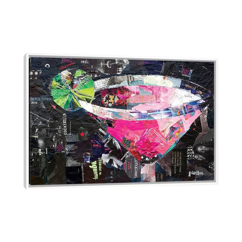iCanvas "Cosmopolitan" by Jamie Pavlich-Walker Framed Canvas Print - White - 18x26