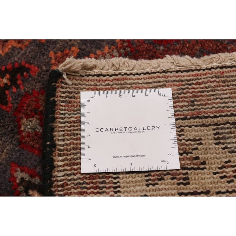 ECARPETGALLERY Hand-knotted Anadol Red Wool Rug - 3'3 x 10'0