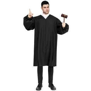 Shop Fun World Judge Robe Adult Costume Free Shipping On Orders Over 45 Overstock 30641746