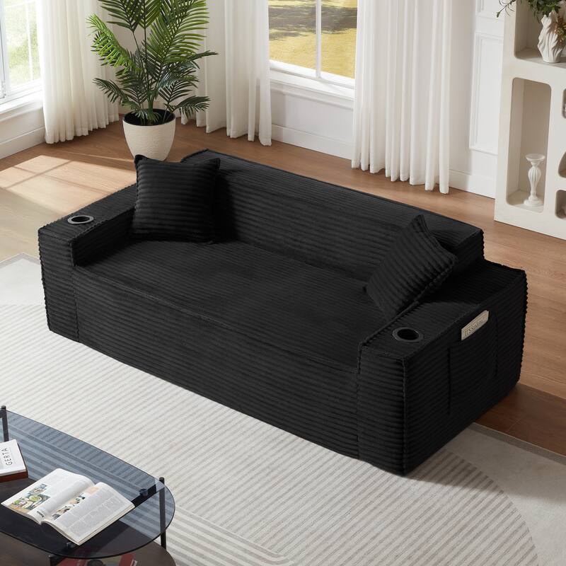 3 Seater Sofa Boneless Couches,No Assembly Needed