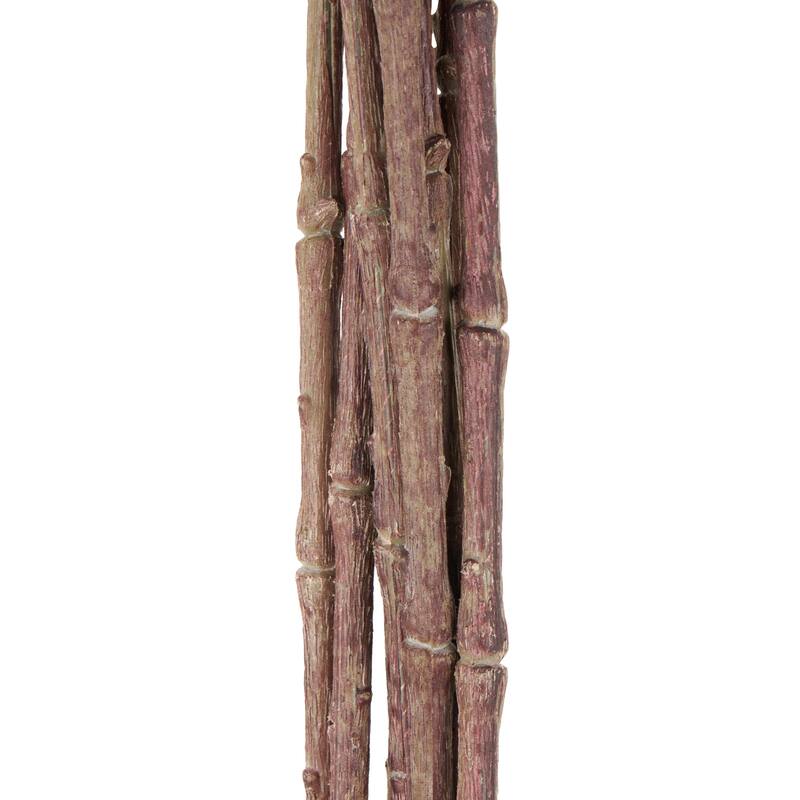 White Faux Foliage Tall Begonia Artificial Flower Stem (Set of 8)