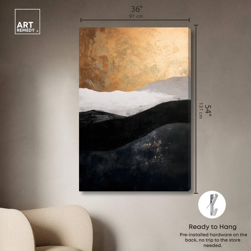 Golden Vista I Canvas by Art Remedy, Gallery Wrapped