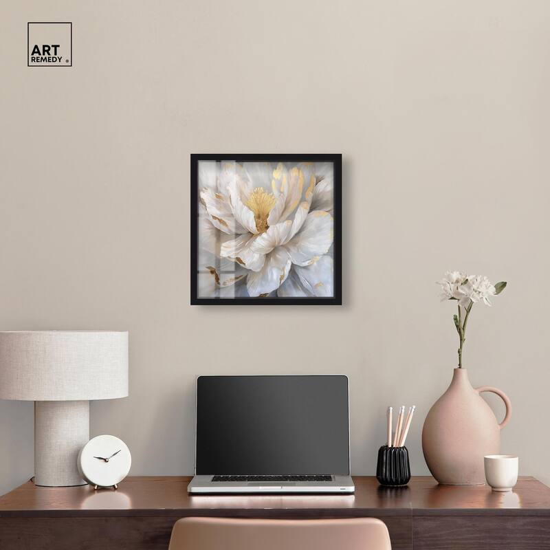 Golden Veins of Grace Shadowbox by Art Remedy