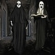 preview thumbnail 13 of 16, Haunted Hill Farm Life-Size Animatronic Witch, Indoor/Outdoor Halloween Decoration, Flashing Green Eyes, Talking, Battery