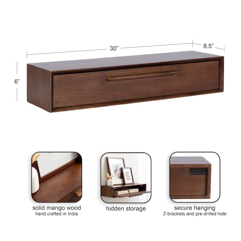 Kate and Laurel McCutcheon Floating Console Table