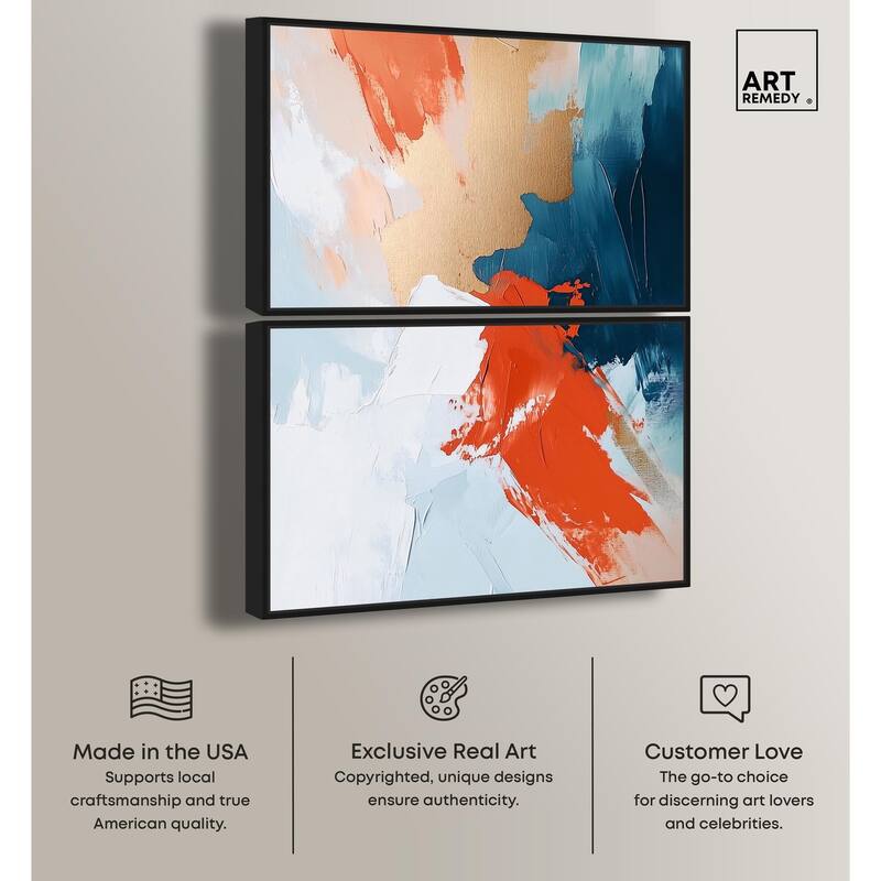 Bold and Bright III Canvas Set of 2 by Art Remedy