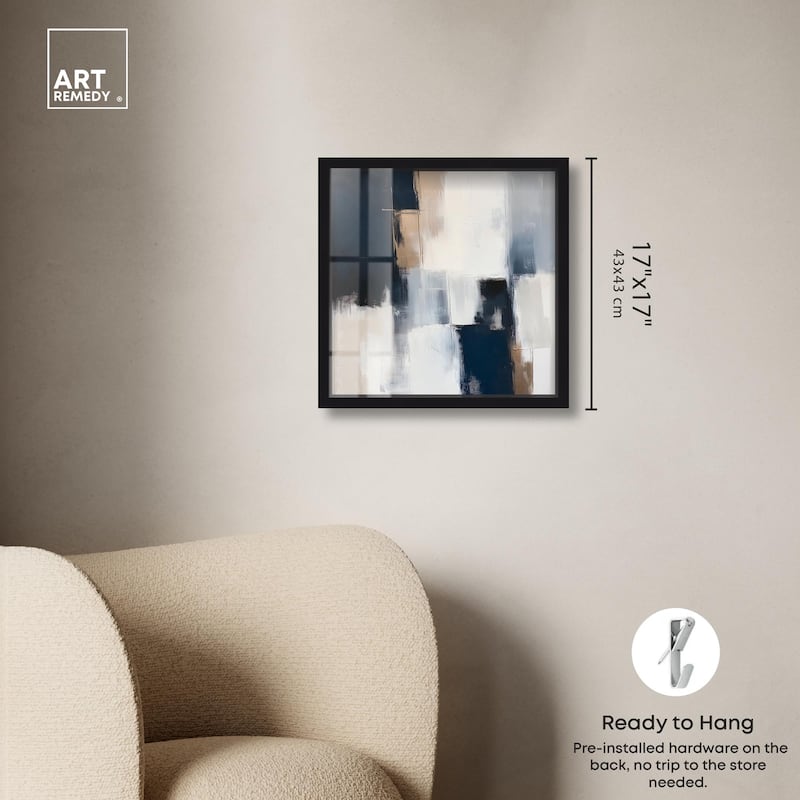 Blue Mood Depth II Shadowbox by Art Remedy