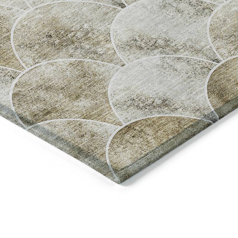 Machine Washable Indoor/ Outdoor Chantille Contemporary Rug
