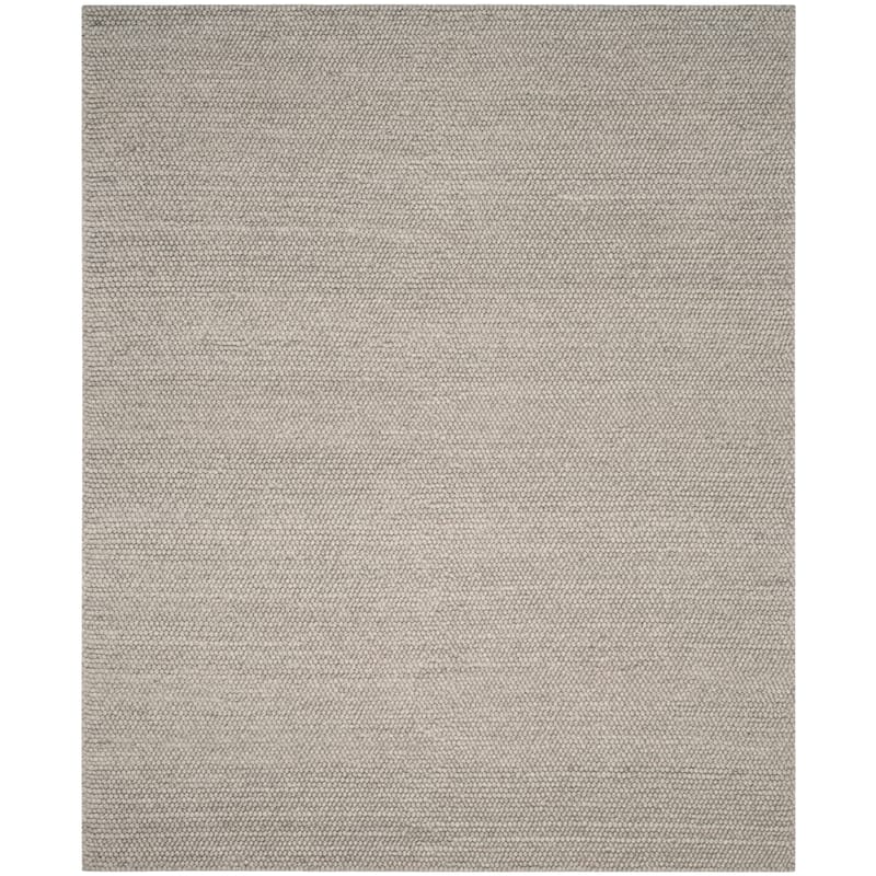SAFAVIEH Handmade Natura Gerta Wool Rug - 12' x 18' - Silver - Rectangle