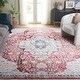 preview thumbnail 2 of 25, SAFAVIEH Rosewood Haxherije Traditional Oriental Rug 8' x 10' - Ivory/Red - Rectangle