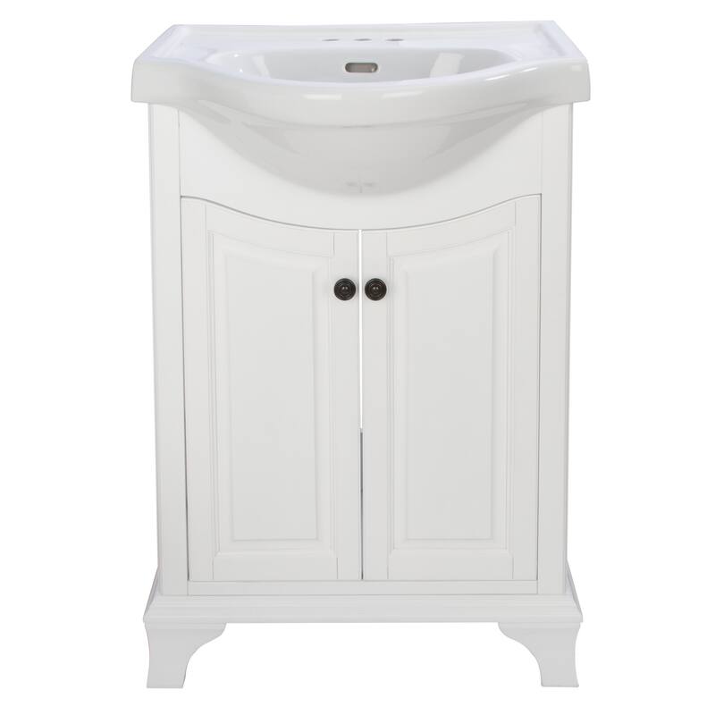 CRAFT + MAIN CNWVT2536 Corsicana 25" Free Standing Vanity Set with