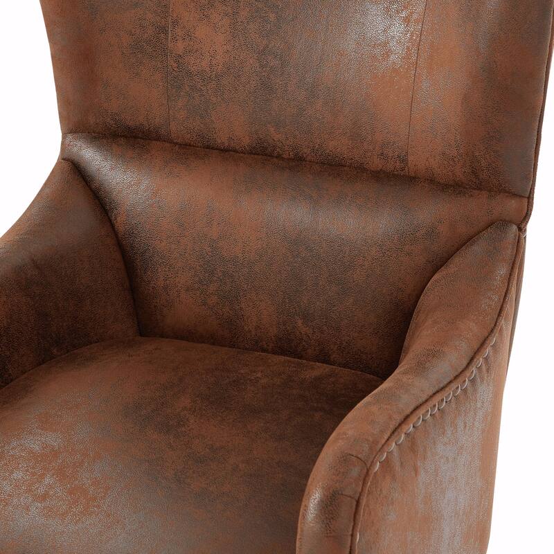 ​Retro Lounge Furniture - Distressed Leather Loo