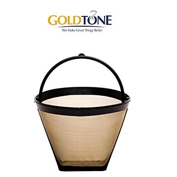 Upgrade Stainless Steel Reusable #4 Cone Permanent Coffee Filter Replacement for Cuisinart,Ninjia,Mr.Coffee,Hamilton Beach 8 10 12 14 Cup Cone Coffee Maker Filter /& #4 Cone Paper Filter