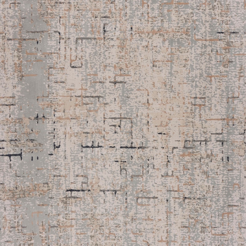Sevita Grey/Cream/Taupe Geometric Contemporary Area Rug