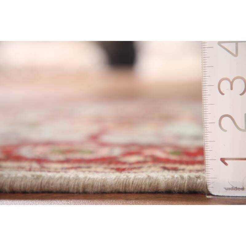 Light Blue Oushak Accent Rug Hand-Knotted Transitional Wool Carpet - 2'10"x 5'0"