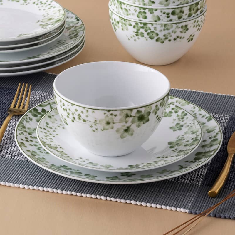 Noritake Bloomington Road 12-Piece Dinnerware Set, Service For 4
