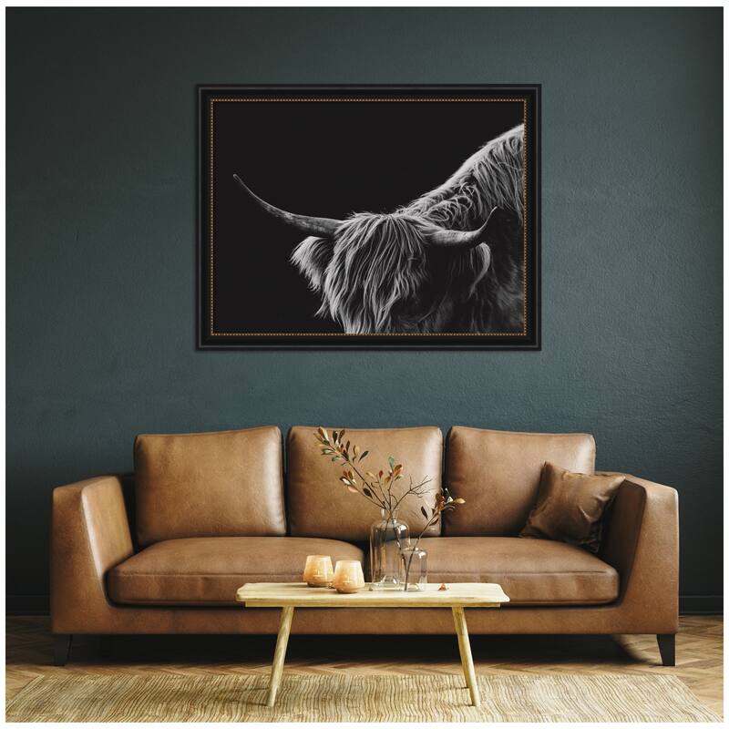 Kate and Laurel Scottish Highland No. 6 by Crystal Lynn Collins Framed Wall Art Print