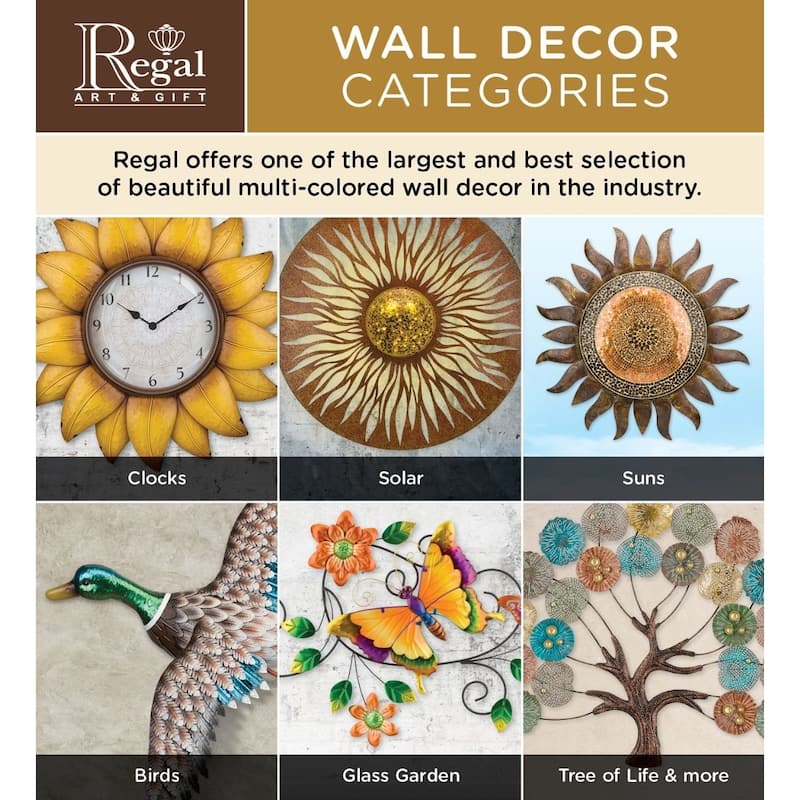 Indigo Sun Wall Decor 36"