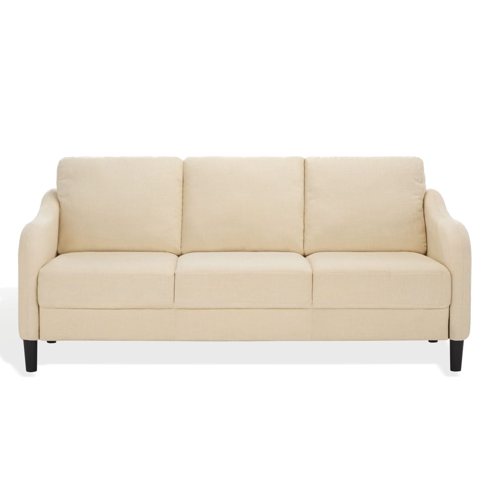 SAFAVIEH Couture Edalynn Modern 3 Seater Sofa - 77"W x 32"D x 34"H