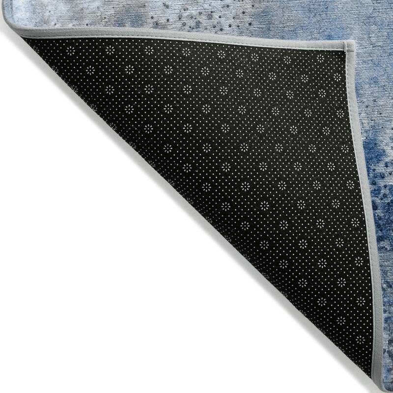 Bax Artistic Abstract Weather Resistant Current & Stylish Runner Outdoor Rug