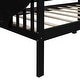 preview thumbnail 27 of 25, Nordic Twin Size Wood Creative Daybed w/ Shelves Platform Bed Frame for Kids, Teens, Girls, Boys for Kids, Teens, Girls, Boys