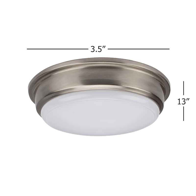 LED Flush Mount Ceiling light 13"D x 3.5"H - 3.5x13x13